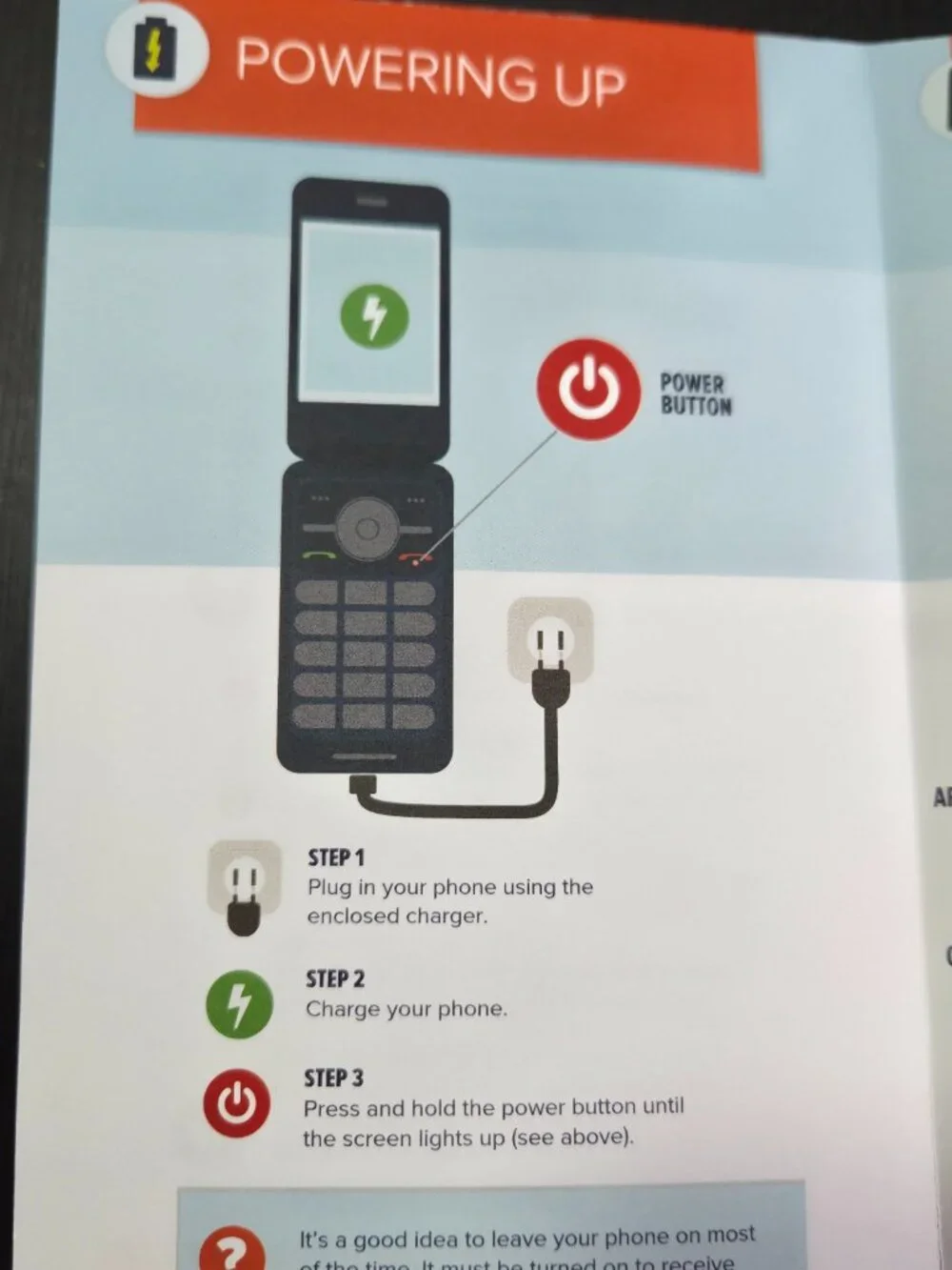 Consumer Cellular Link II Flip Phone Red 8GB Charges and Powers On